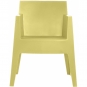 Driade - Toy Gartenarmlehnstuhl Mustard yellow