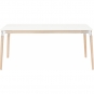 Magis - Steelwood Tisch 180x90 cm Weiß/Naturbuche
