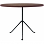 Magis - Officina Tisch rund 100 cm/Nussbaum-Schwarz