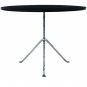 Magis - Officina Tisch rund 80 cm/Schwarz-Verzinkt