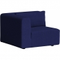 TIPTOE - Bridge Sofa Eckmodul Tintenblau | mit Rückenkissen