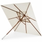 Skagerak - Messina Schirm Quadratisch 300cm / Off-White