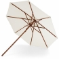 Skagerak - Messina Schirm Rund Ø300 / Off-White