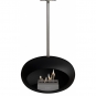 Le Feu - Dome Sky Bioethanol-Kamin Schwarz Stahl poliert | Stahl | 100 cm