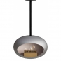 Le Feu - Dome Sky Bioethanol-Kamin Nickel Schwarz | Roségold | 100 cm