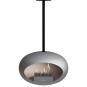 Le Feu - Dome Sky Bioethanol-Kamin Nickel Schwarz | Stahl | 120 cm