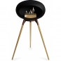 Le Feu - Dome Ground High Bioethanol-Kamin Schwarz Mocca | Roségold | Roségold