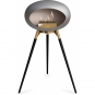 Le Feu - Dome Ground High Bioethanol-Kamin Nickel Roségold | Eiche schwarz | Roségold
