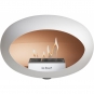 Le Feu - Dome Wall Bioethanol-Kamin Weiß Mocca | Stahl