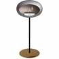 Le Feu - Dome Ground Steel High Bioethanol-Kamin Nickel Schwarz | Ø25 mm | Roségold | Stahl