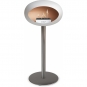 Le Feu - Dome Ground Steel High Bioethanol-Kamin Weiß Stahl poliert | Ø60 mm | Stahl poliert | Stahl