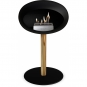 Le Feu - Dome Ground Steel Low Bioethanol-Kamin Schwarz Roségold | Ø60 mm | Schwarz | Stahl