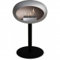 Le Feu - Dome Ground Steel Low Bioethanol-Kamin Nickel Schwarz | Ø60 mm | Schwarz | Stahl