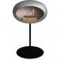 Le Feu - Dome Ground Steel Low Bioethanol-Kamin Nickel Schwarz | Ø25 mm | Schwarz | Roségold
