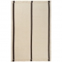 Ferm Living - Calm Kelim Teppich 140x200 cm / Off-White/Coffee