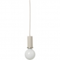 Ferm Living - Collect Pendelleuchte niedrig Hellgrau