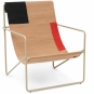 Ferm Living - Desert Lounge Sessel Cashmere / Block