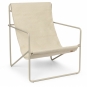 Ferm Living - Desert Lounge Sessel Cashmere / Cloud