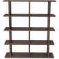 Ferm Living - Kona Bücherregal dunkel gebeizt 2x4