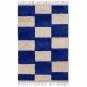 Ferm Living - Mara Teppich Blau 120x180 cm