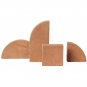 Ferm Living - Shape Skulpturen-Set Rosatto