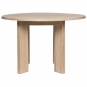 Ferm Living - Tarn Esstisch 115 cm Buche weiß geölt