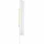 Ferm Living - Vuelta Wandleuchte 100 Weiß / Messing
