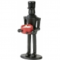 Lambert - Taiko Kerzenständer Nussknacker L Schwarz / Matt Rot