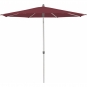 Glatz - Alu-Smart Sonnenschirm Ø250cm Wine 436 (Kategorie 4) | ohne Schutzhülle