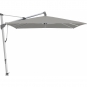 Glatz - Sombrano S+ Sonnenschirm 350x350cm natureloxiert Smoke 420 (Kategorie 4)