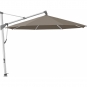 Glatz - Sombrano S+ Sonnenschirm Ø350cm natureloxiert Sandstone 611 (Kategorie 5)