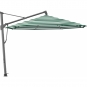 Glatz - Sombrano S+ Sonnenschirm Ø400cm anthrazit Green Stripe 589 (Kategorie 5)