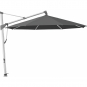 Glatz - Sombrano S+ Sonnenschirm Ø400cm natureloxiert Carbone 669 (Kategorie 5)
