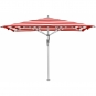 Glatz - Fortello Sonnenschirm 350x350cm Red Stripe 800 (Kategorie 5) | mit Schutzhülle