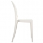 Kartell - Victoria Ghost Stuhl Weißglänzend