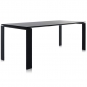 Kartell - Four Tisch 190 x 79 cm | Schwarz-Schwarz