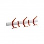 Kartell - Hanger Wandgarderobe Klein | Orangerot
