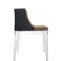Kartell - Mademoiselle Stuhl Kravitz Baststoff-Transparent
