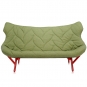 Kartell - Foliage Sofa Trevira Grün | Rot