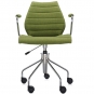 Kartell - Maui Soft Bürostuhl mit Armlehnen Trevira Giftgrün