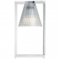 Kartell - Light-Air Tischleuchte Glasklar mit Prägemuster