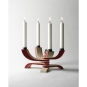 Design House Stockholm - Nordic Light Kerzenständer 4-armig Rot