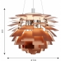 Louis Poulsen - PH Artichoke 72 cm (100W) | Kupfer