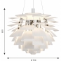 Louis Poulsen - PH Artichoke 72 cm (100W) | Weiß