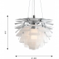Louis Poulsen - PH Artichoke 48 cm (100W) | Glas sandgestrahlt