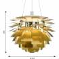Louis Poulsen - PH Artichoke 72 cm (100W) | Messing