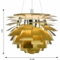 Louis Poulsen - PH Artichoke 84 cm (100W) | Messing
