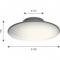 Louis Poulsen - AJ Eklipta Wand- und Deckenleuchte Ø 45 cm (LED-DALI 3000K 23W)