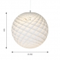 Louis Poulsen - Patera LED Pendelleuchte Ø 45 cm | Weiß | 3000K (DALI)