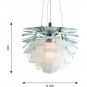 Louis Poulsen - PH Artichoke LED Pendelleuchte Ø 60 cm (2700K) | Glas sandgestrahlt | Bluetooth